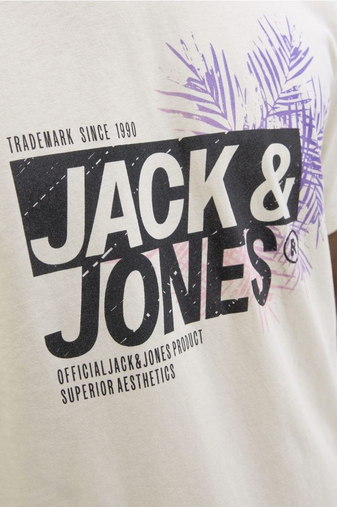 JJJAXON TEE SS CREW NECK 12269390 MOONBEAM
